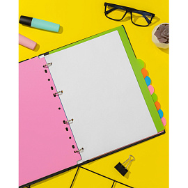 Разделитель листов пластиковый Attache Selection А4+ 12 листов по цветам (246x305 мм)
