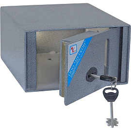 Сейф автомобильный Меткон ШМ-8 депозитный (ключевой замок)