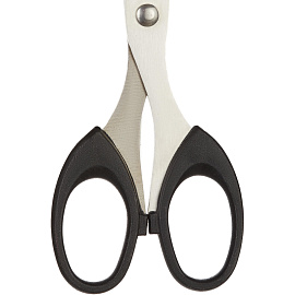 Ножницы 169 мм Attache с пластиковыми симметричными эллиптическими ручками черного цвета фото Ножницы 169 мм Attache с пластиковыми симметричными эллиптическими ручками черного цвета