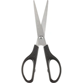 Ножницы 169 мм Attache с пластиковыми симметричными ручками черного цвета