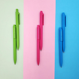 Ручка шариковая автоматическая Bruno Visconti SoftClick Special синяя (толщина линии 0.7 мм, артикул производителя 20-0103)