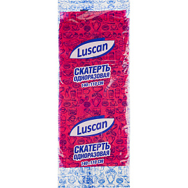 Скатерть одноразовая Luscan спанбонд 110x140 см красная фото Скатерть одноразовая Luscan спанбонд 110x140 см красная
