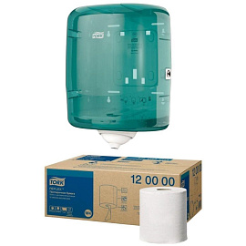 Бумага протирочная с центральной вытяжкой 270 метров, TORK Reflex (M4) 1-слойная, КОМПЛЕКТ 6 рулонов, 120000 фото Бумага протирочная с центральной вытяжкой 270 метров, TORK Reflex (M4) 1-слойная, КОМПЛЕКТ 6 рулонов, 120000