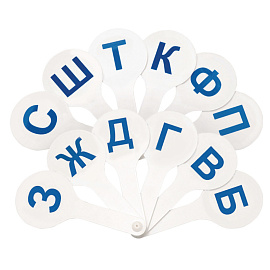 Веер-касса букв Стамм Парные буквы (пластиковая, 6 штук) фото Веер-касса букв Стамм Парные буквы (пластиковая, 6 штук)