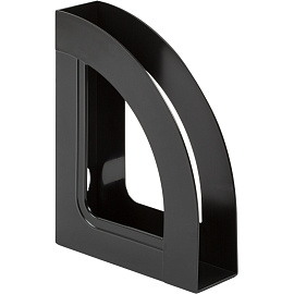 Лоток вертикальный для бумаг 70 мм Attache Economy Респект пластиковый черный фото Лоток вертикальный для бумаг 70 мм Attache Economy Респект пластиковый черный