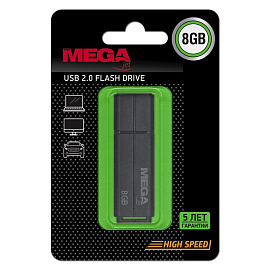Флешка USB 2.0 8 ГБ ProMega jet (PJ-FD-8GB-Black)