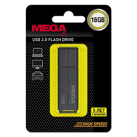 Флешка USB 2.0 16 ГБ ProMega jet (PJ-FD-16GB-Black)