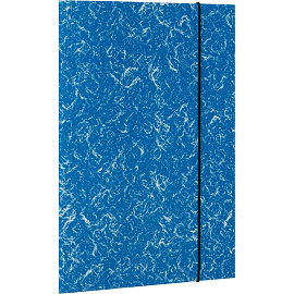 Папка на резинке Attache А4 15 мм картонная до 200 листов синяя (плотность 380 г/кв.м)