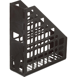 Лоток вертикальный для бумаг Attache 85 мм пластиковый черный