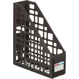 Лоток вертикальный для бумаг Attache 85 мм пластиковый черный