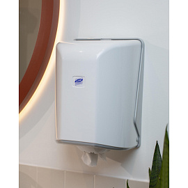 Диспенсер для полотенец рулонный Luscan Professional M2 белый