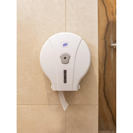 Диспенсер для туалетной бумаги в рулонах Luscan Professional мини пластиковый белый