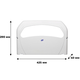 Диспенсер для покрытий на унитаз Luscan Professional пластик белый