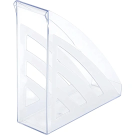Лоток вертикальный для бумаг 90 мм Attache City пластиковый прозрачный