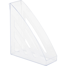 Лоток вертикальный для бумаг 90 мм Attache City пластиковый прозрачный