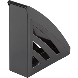 Лоток вертикальный для бумаг 90 мм Attache City пластиковый черный