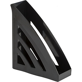 Лоток вертикальный для бумаг 90 мм Attache City пластиковый черный