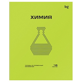 Тетрадь предметная 48л. BG "Перфокарта" - Химия, пластиковая обложка