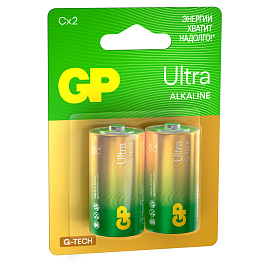 Батарейка GP Ultra G-Tech C (LR14) 14A алкалиновая, BC2 фото Батарейка GP Ultra G-Tech C (LR14) 14A алкалиновая, BC2