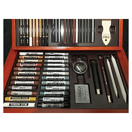 Набор художественный KOH-I-NOOR "Gioconda", 52 предмета, деревянный ящик, 8896000001DK