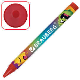 Восковые мелки BRAUBERG "МОНСТРИКИ", 12 цветов, 273238