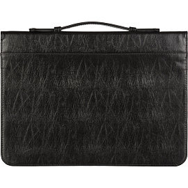 Портфель Алекс Вектор плюс черный из искусственной кожи