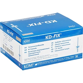 Катетер периферический KDM с дополнительным портом 16G (1.7х45 мм, 50 штук в упаковке)