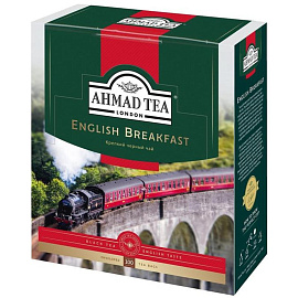 Чай черный Ahmad Tea English Breakfast 100 пакетиков фото Чай черный Ahmad Tea English Breakfast 100 пакетиков