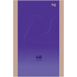 Блокнот А6 48л. на скрепке BG "Моноколор
