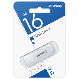 Флешка USB 2.0 16 ГБ SmartBuy Scout (SB016GB2SCW)