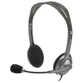 Гарнитура проводная Logitech Stereo Headset H110 (981-000271)