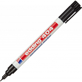 Маркер перманентный Edding E-404/1 черный (толщина линии 0,75 мм) круглый наконечник