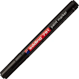 Маркер лаковый EDDING E-791/1 черный 1-2мм