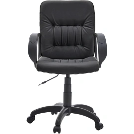 Кресло для руководителя Черри чёрное (экокожа, пластик)