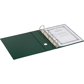 Папка на 4-х кольцах Bantex (Attache Selection) коллекция Strong A4 60 мм зеленая до 400 листов