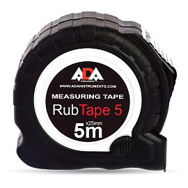 Рулетка ADA RubTape 5 5м x 25мм с фиксатором (А00156)