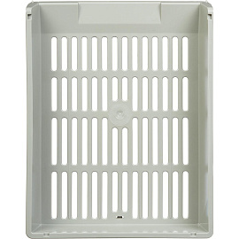 Лоток горизонтальный для бумаг Attache пластиковый серый решетчатый