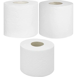 Бумага туалетная Luscan Deluxe 3-слойная белая (8 рулонов в упаковке) фото Бумага туалетная Luscan Deluxe 3-слойная белая (8 рулонов в упаковке)