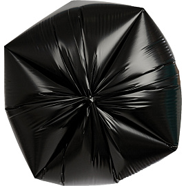 Мешки для мусора 160 л черные (ПВД 55 мкм, 10 штук)