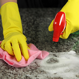 Перчатки латексные Paclan Practi Universal с хлопковым напылением желтые (размер 8, M) фото Перчатки латексные Paclan Practi Universal с хлопковым напылением желтые (размер 8, M)