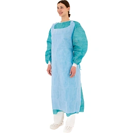 Фартук хирургический Гекса нестерильный размер 48-58 110 см (10 штук в упаковке)