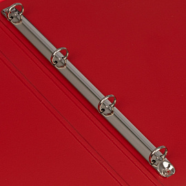 Папка на 4-х кольцах Bantex (Attache Selection) A4 25 мм красная до 110 листов