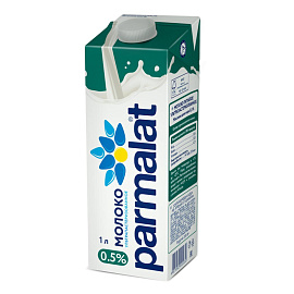 Молоко Parmalat ультрапастеризованное 0.5% 1 л