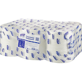 Полотенца бумажные рулонные с центральной вытяжкой Luscan Professional M2/M4 1-слойные белые 6 рулонов по 300 метров