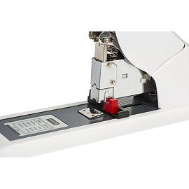 Степлер мощный Attache Selection Terminator до 100 листов белый (скобы № 23/10, 23/13, энергосберегающий)