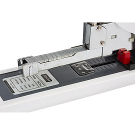 Степлер мощный Attache Selection Terminator до 100 листов белый (скобы № 23/10, 23/13, энергосберегающий)