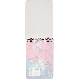 Блокнот Attache Selection Space Galaxy А6 120 листов белый в клетку на спирали (102х154 мм)