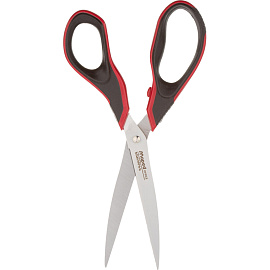 Ножницы 210 мм Maped Advanced Soft Gel с пластиковыми симметричными ручками черного/красного цвета 499210