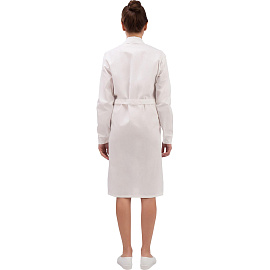 Халат рабочий у02-ХЛ женский белый (размер 40-42, рост 158-164)