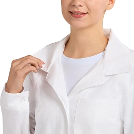 Халат рабочий у02-ХЛ женский белый (размер 40-42, рост 170-176)